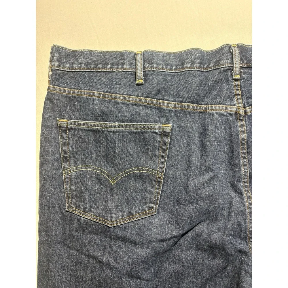 Levis 550 Relaxed Fit Jeans Mens 52x29 Blue Denim Big Tall Cotton Pants